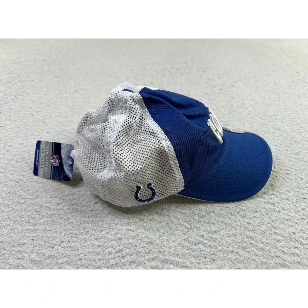 Indianapolis Colts Hat Cap Strap Back Mens One Size NFL Football Sideline Reebok